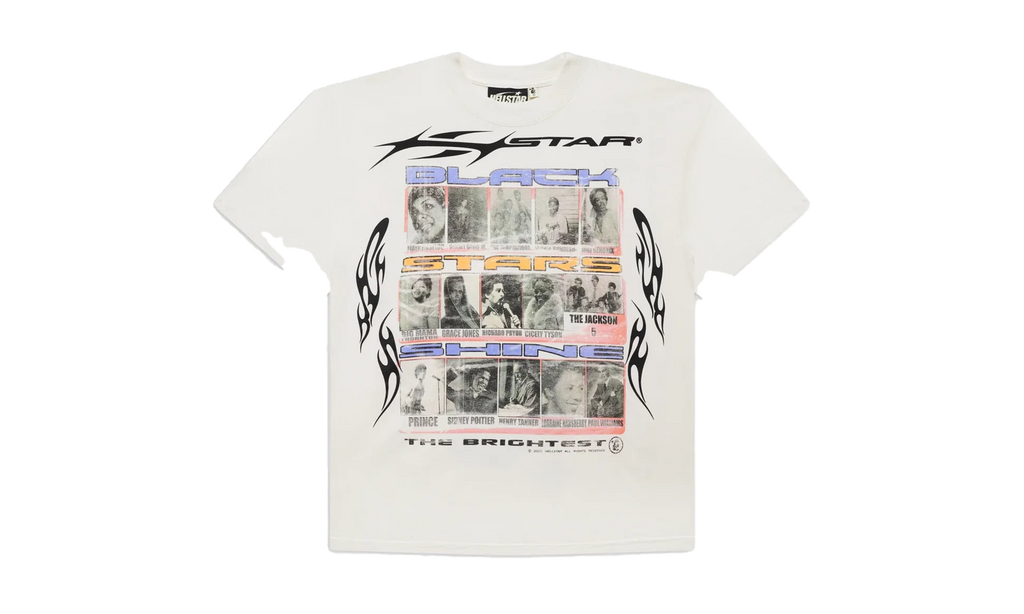 Stadium GoodsMensApparelHellstarCrack Print T-Shirt "Red" HSR043