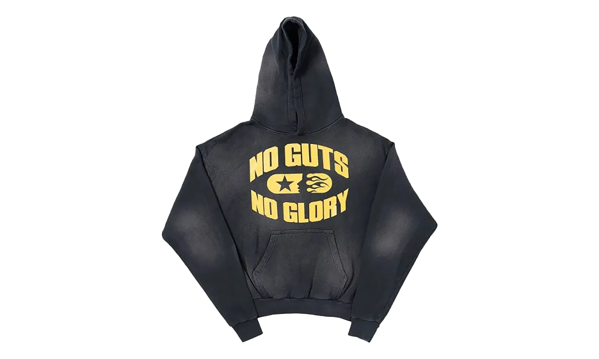 Stadium GoodsMensApparelHellstarHellstar No Guts No Glory Hoodie "BLACK" 9357 1FW230106NGNGH WASH