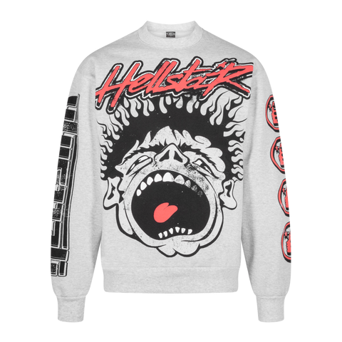 Stadium GoodsMensApparelHellstarRecords Crewneck "Grey" HSR026