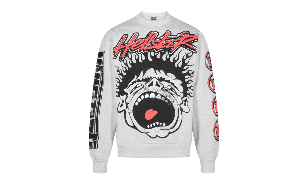 Stadium GoodsMensApparelHellstarRecords Crewneck "Grey" HSR026