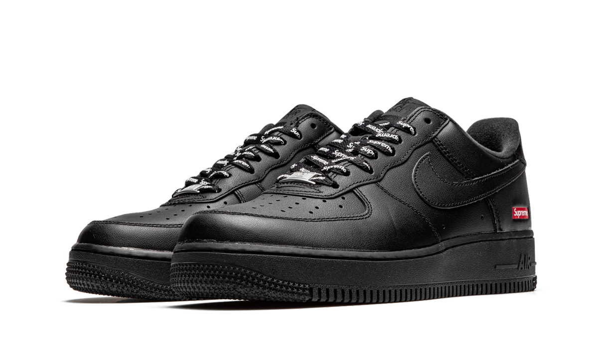 Stadium GoodsMensShoesNikeAir Force 1 Low "Supreme - Mini Box Logo Black" CU9225 001