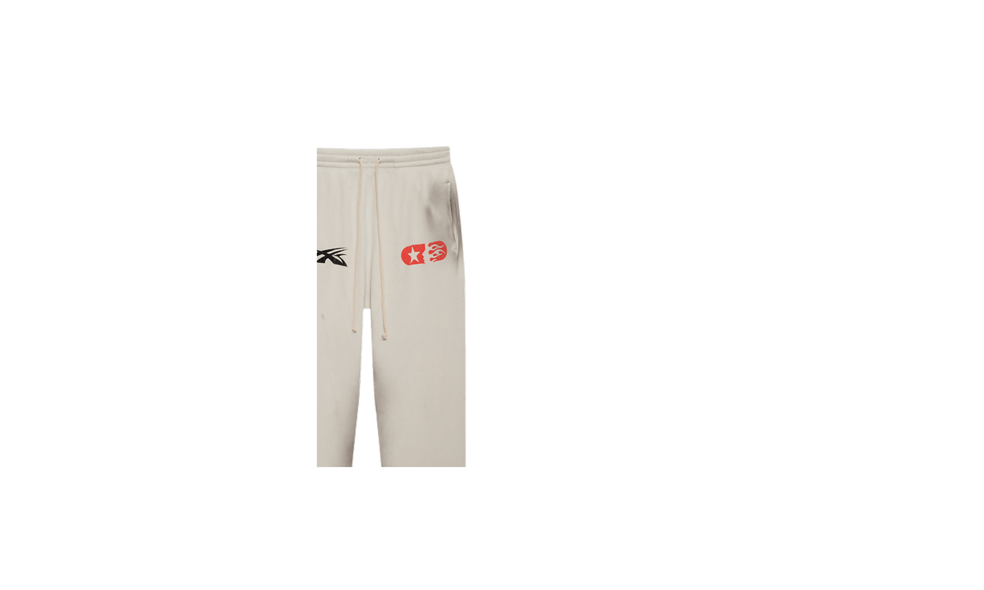 Stadium GoodsMensApparelHellstarIf You Dont Like Us Beat Us Sweatpants "White" HS SI 0669 WHIT