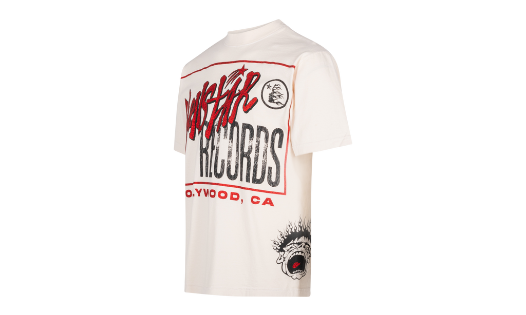 Stadium GoodsMensApparelHellstarRecords T-Shirt "Cream" HSR018