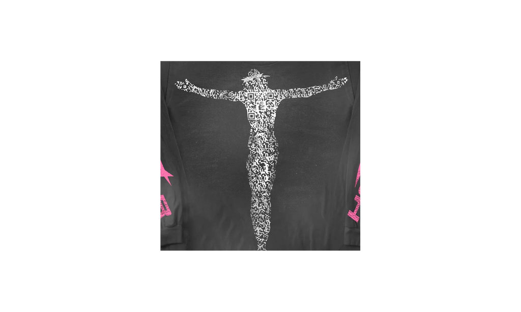 Stadium GoodsStudios QR Christ L/S T-Shirt "Washed Black" HSR056
