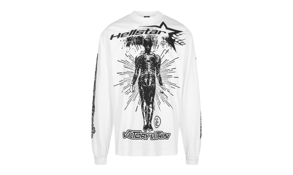 Stadium GoodsMensApparelHellstarInner Star Long sleeve "White" HSR029