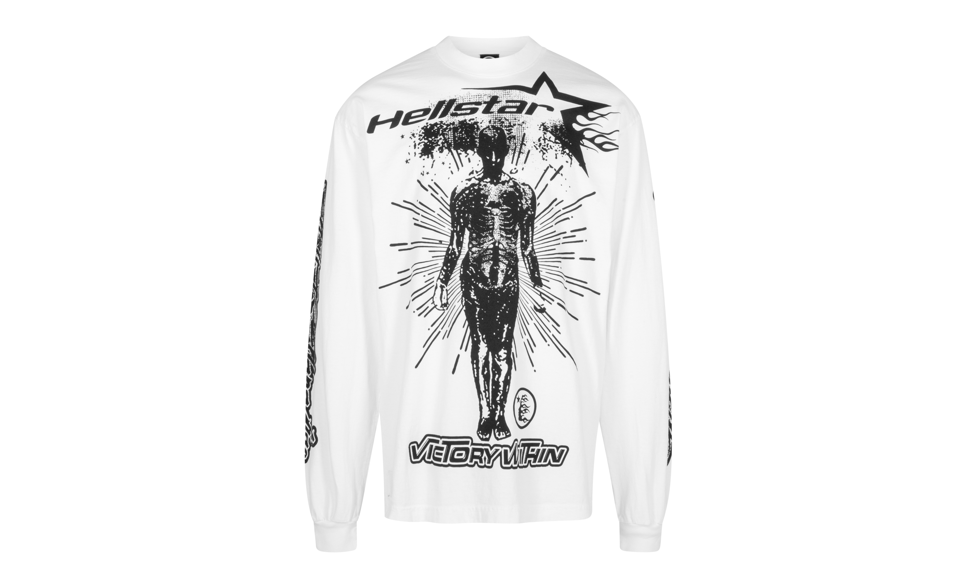 Stadium GoodsMensApparelHellstarInner Star Long sleeve "White" HSR029
