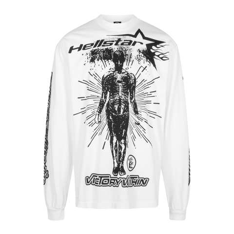 Stadium GoodsMensApparelHellstarInner Star Long sleeve "White" HSR029