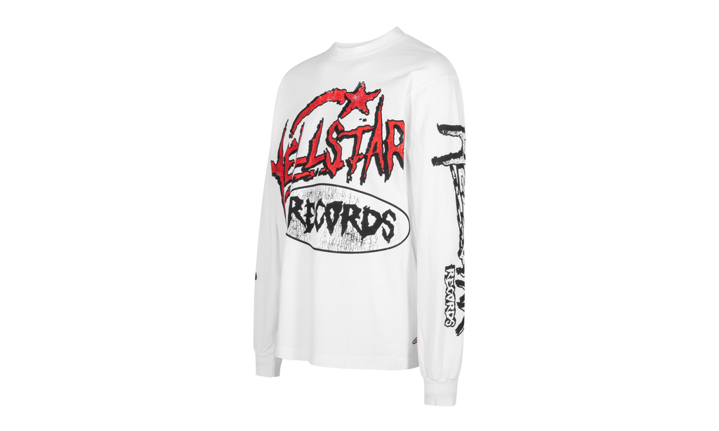 Stadium GoodsMensApparelHellstarRecords Long Sleeve "White" HSR023