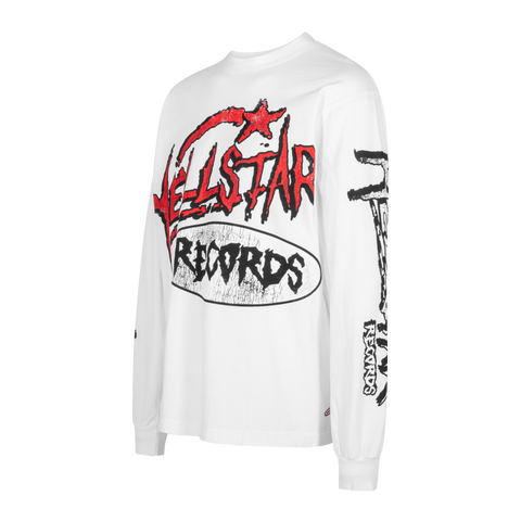 Stadium GoodsMensApparelHellstarRecords Long Sleeve "White" HSR023