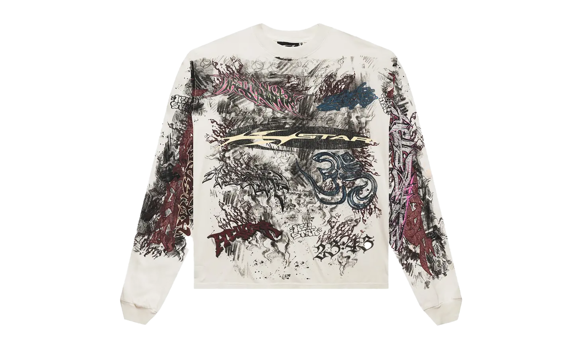 Stadium GoodsGraffiti L/S T-Shirt "White" HSR045