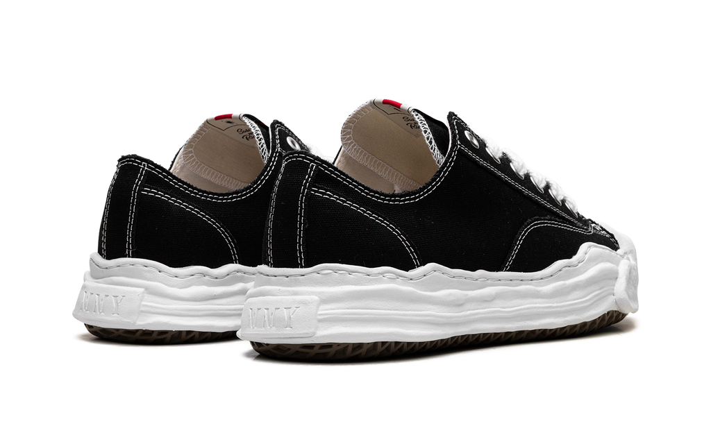Stadium GoodsMensShoesMaison Mihara YasuhiroHank OG Sole Canvas Low "Black / White" A05FW702 BLK