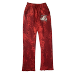 Stadium GoodsSports Lava Wash Tie-Dye Sweatpants "Red" HSR151