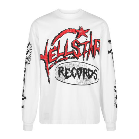 Stadium GoodsMensApparelHellstarRecords Long Sleeve "White" HSR023