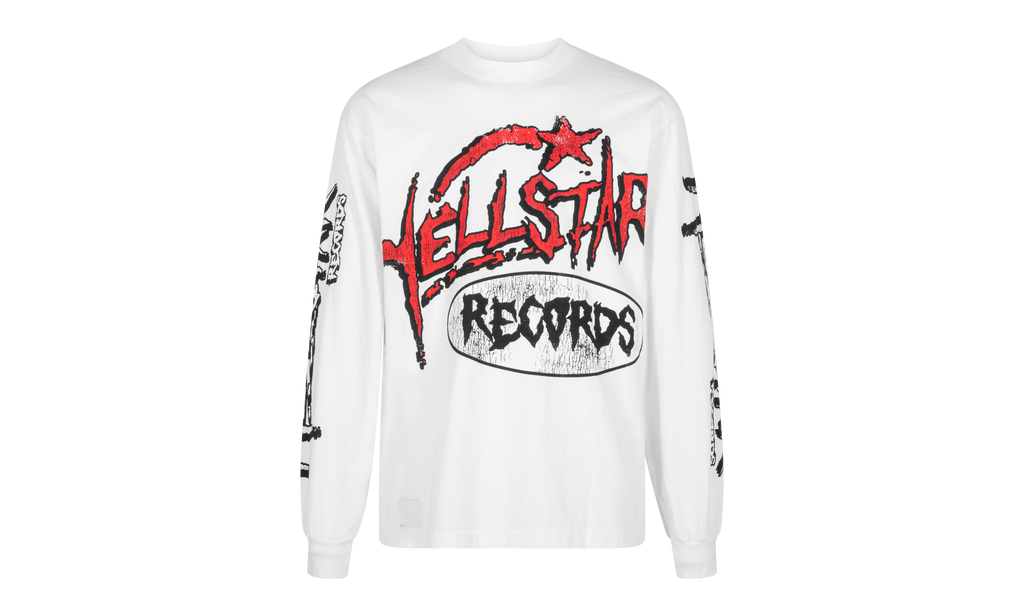 Stadium GoodsMensApparelHellstarRecords Long Sleeve "White" HSR023
